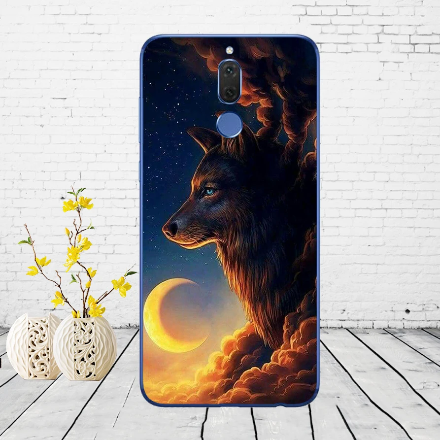 Силиконовый чехол для Huawei Mate 10 lite чехол Мягкий ТПУ чехлы для телефонов для Huawei Mate 10 Lite защитный ковер - Цвет: AA19