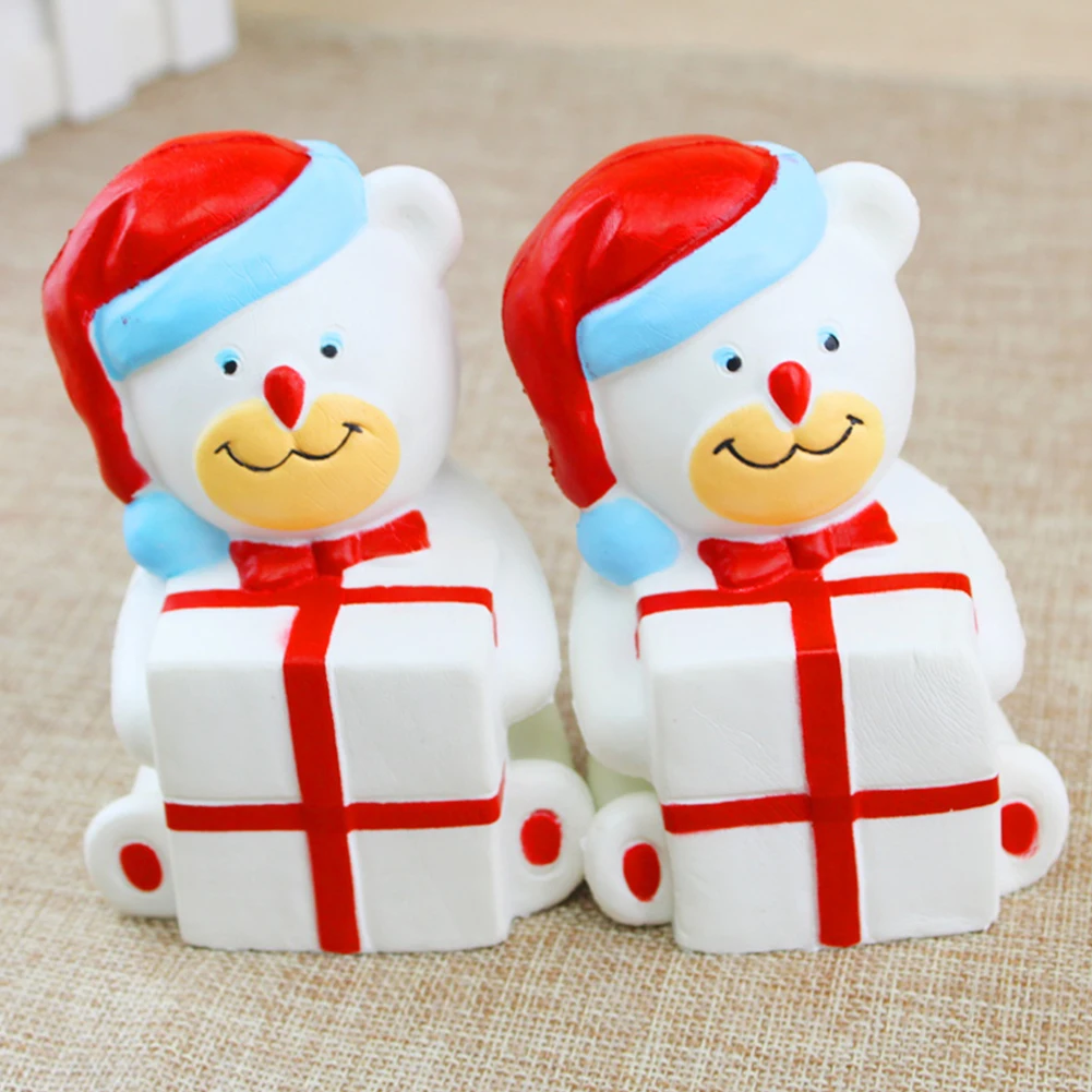 1 шт. Squishies медленно поднимающийся Jumbo Kawaii милый Медведь кремовый аромат для детей Рождественская вечеринка игрушки снятие стресса игрушка