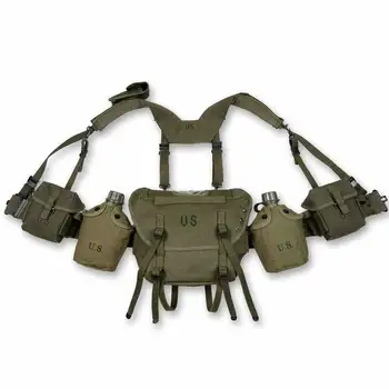 

MILITARY WWII WW2 US ARMY VIETNAM WAR SOLDIER M1956 FIELDGEAR PACKAGES EQUIPMENT