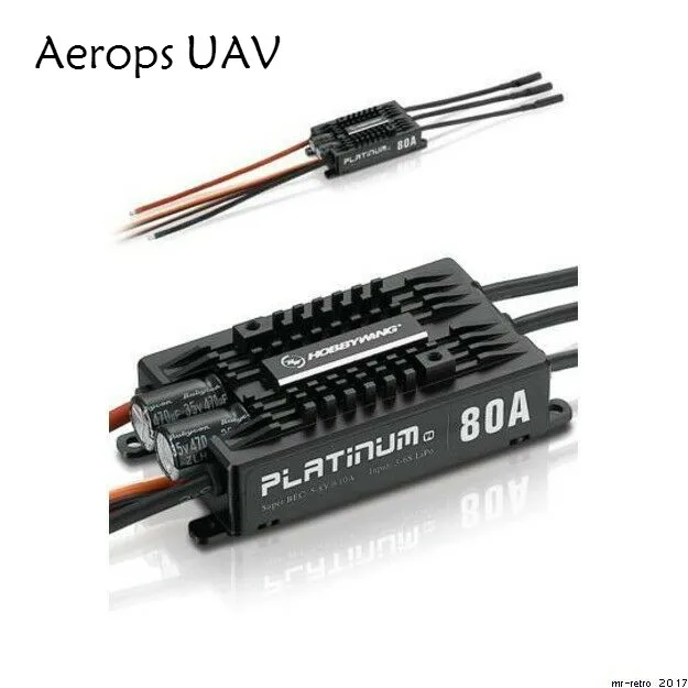 Aerops Hobbywing Platinum Pro 80a V4 Esc Premium Aircraft | Игрушки и хобби