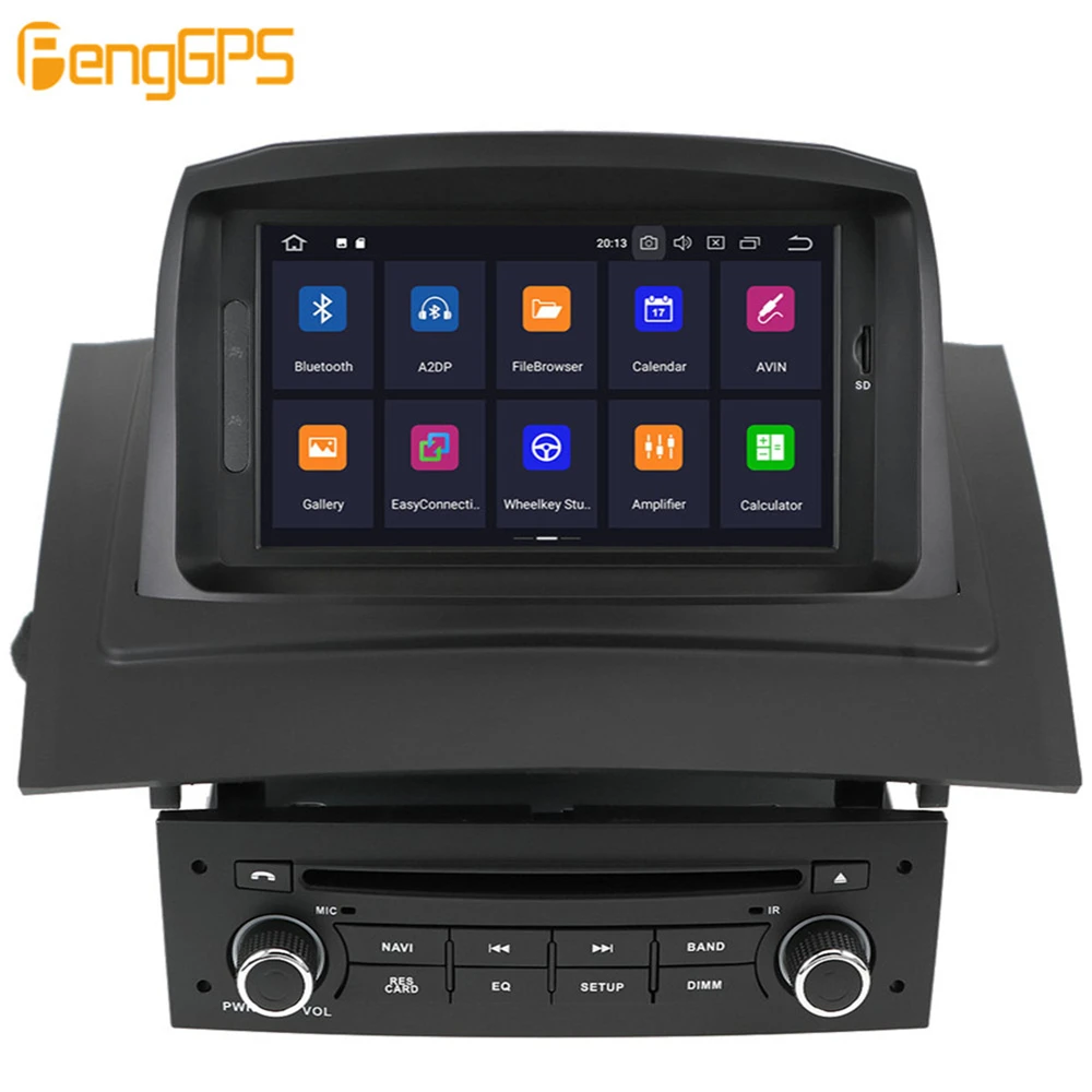 Sale Android 9.0 PX5 4+64GB car DVD player Built-in DSP Car multimedia Radio For Renault Megane 2 Fluence 2002-2008 GPS Navigation 2