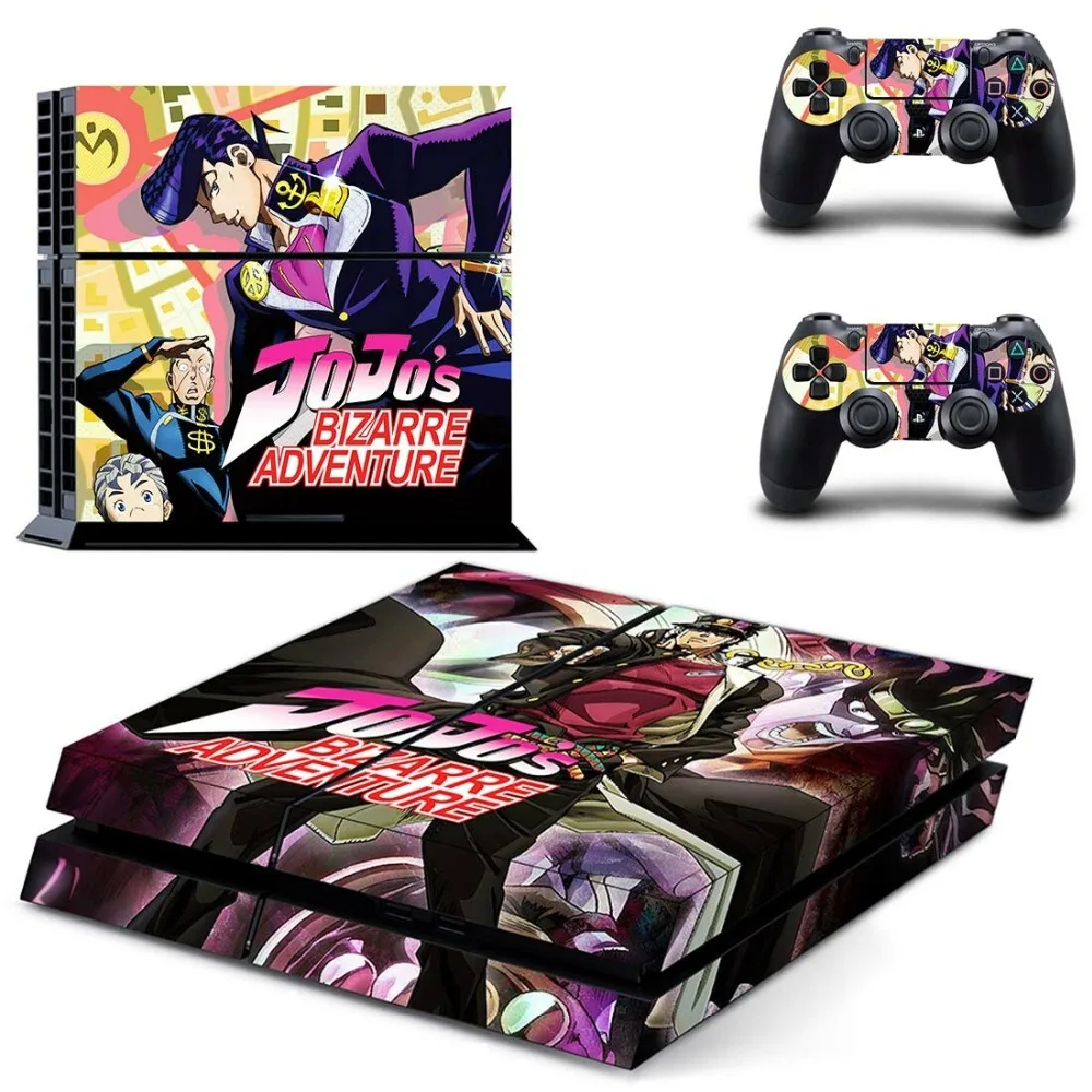 JoJo невероятное приключение наклейка для PS4 Стикеры наклейка для sony Игровые приставки 4 консоли и 2 контроллеры наклейка для PS4 с Стикеры