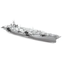 3d metal puzzle roosevelt CVN 71 modelo kits montar quebra cabeça brinquedos de presente para crianças