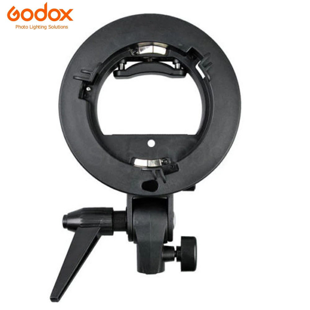 GODOX 50x50 см софтбокс с s-образным кронштейном стабильный Bowens держатель для вспышки складной софтбокс комплект для стрельбы S type Bowens