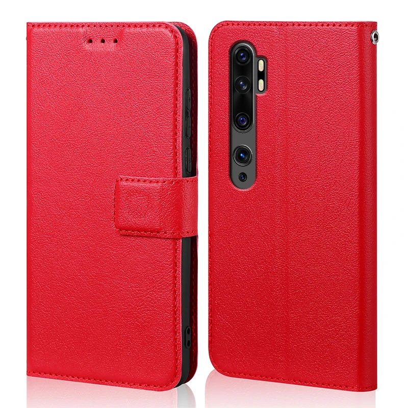 xiaomi leather case charging For Xiaomi Mi Note 10 Case for Mi Note 10 Pro flip PU leather wallet Phone Case For Xiaomi Mi CC9 Pro Case with card holder xiaomi leather case color Cases For Xiaomi