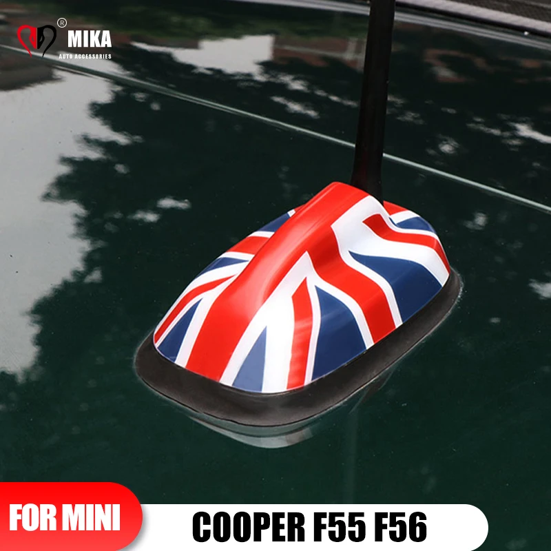 

For Mini Cooper F55 F56 Roof Base Antenna Cover Sticker Car Decoration 9 Colors Signal Protective Aerial Car Styling Decoration