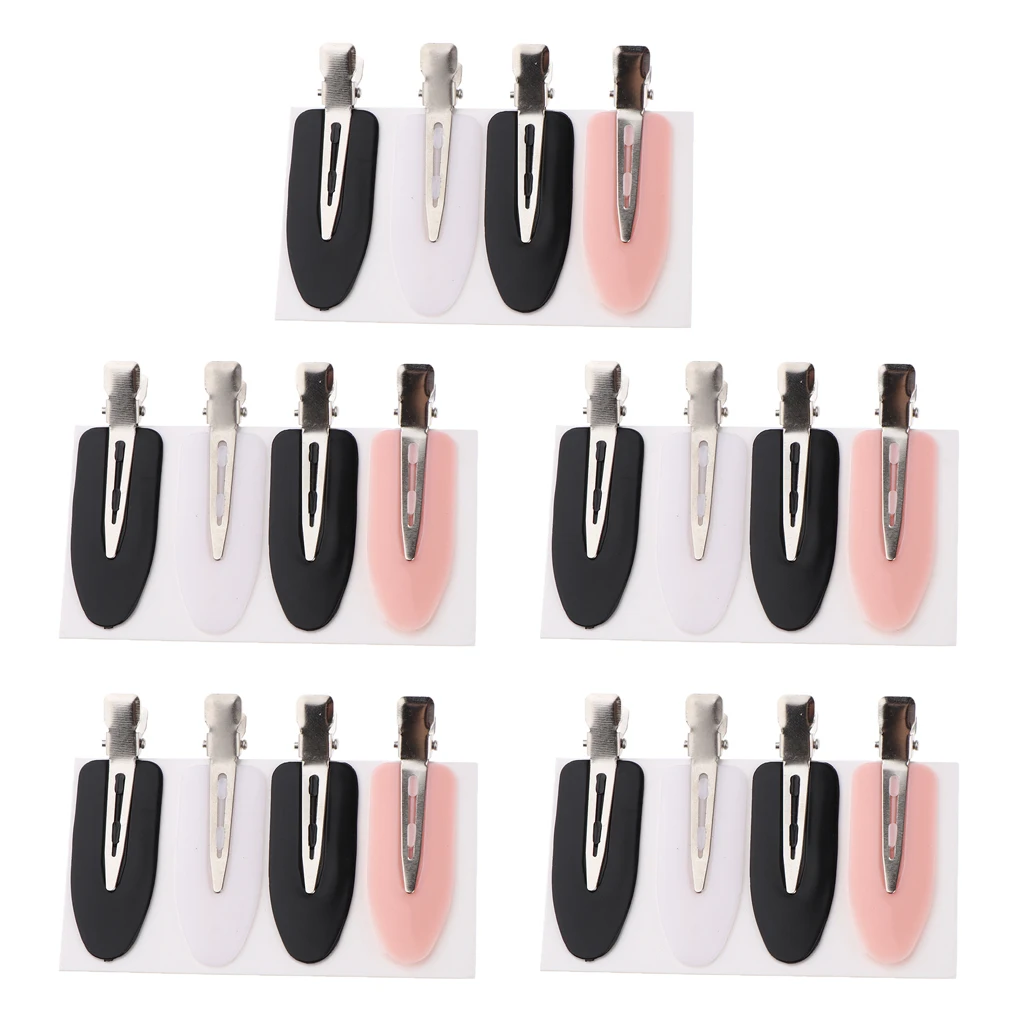 20 Pack No Bend Hair Clips Pin Curl Clips No Crease Hair Clips for Hairstyle Bangs Waves Accessories