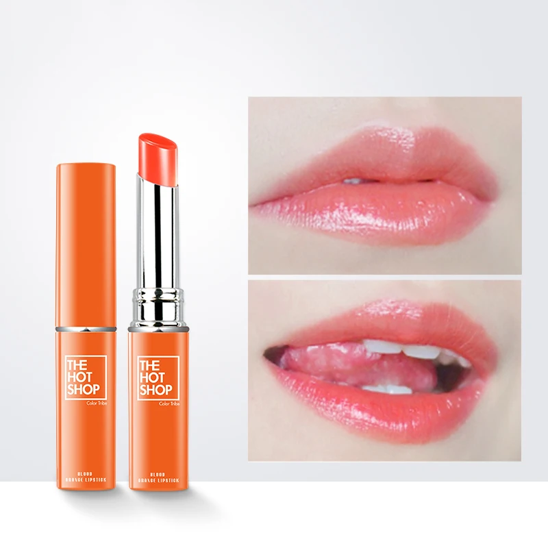 Sweet Orange Extract Lip Balm Temperature Changing Lip Balm Moisturizing Lighten Fine Lines Brighten Lipbalm