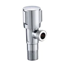 Медный длинный толстый треугольный клапан в американском стиле для ванной комнаты водонагреватель горячей и холодной Впускной водяной клапан