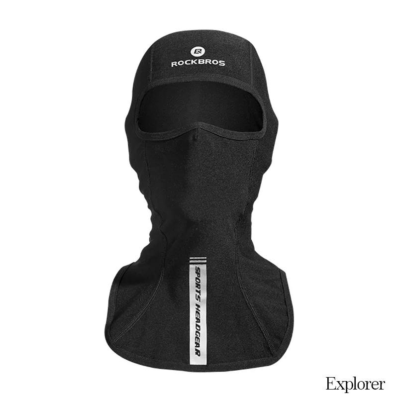 ROCKBROS Winter Cycling Cap Fleece Thermal Keep Warm Windproof Cycling Face Mask Balaclava Skiing Fishing Skating Hat Headwear - Цвет: Explorer