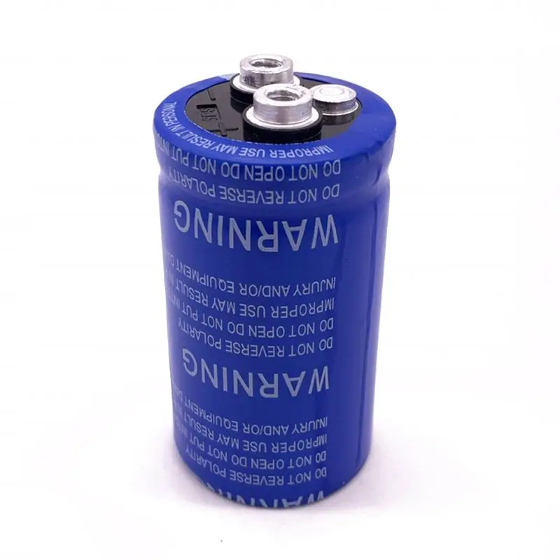 2.7V 360/400/500/650F Super Farad Capacitor High Frequency Low ESR Ultracapacitor for Car Automotive Power Supply Rectifier