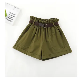 

LXS22 2020 summer wild temperament casual loose wide leg shorts