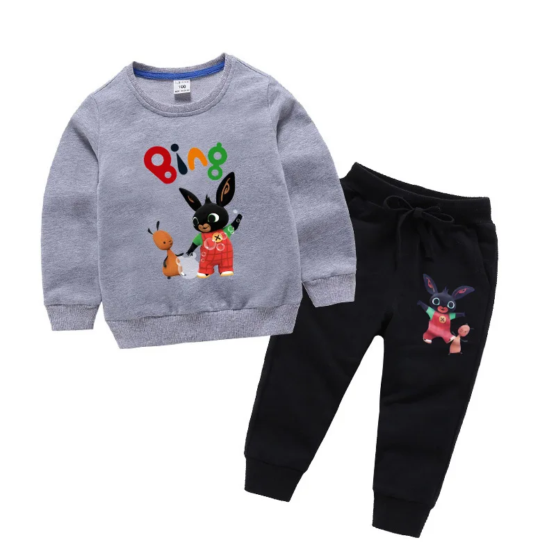 Коллекция года, модные детские свитшоты Повседневный пуловер для девочек возрастом от 2 до 10 лет, Свитера для мальчиков+ штаны хлопковые комплекты детский топ с рисунком
