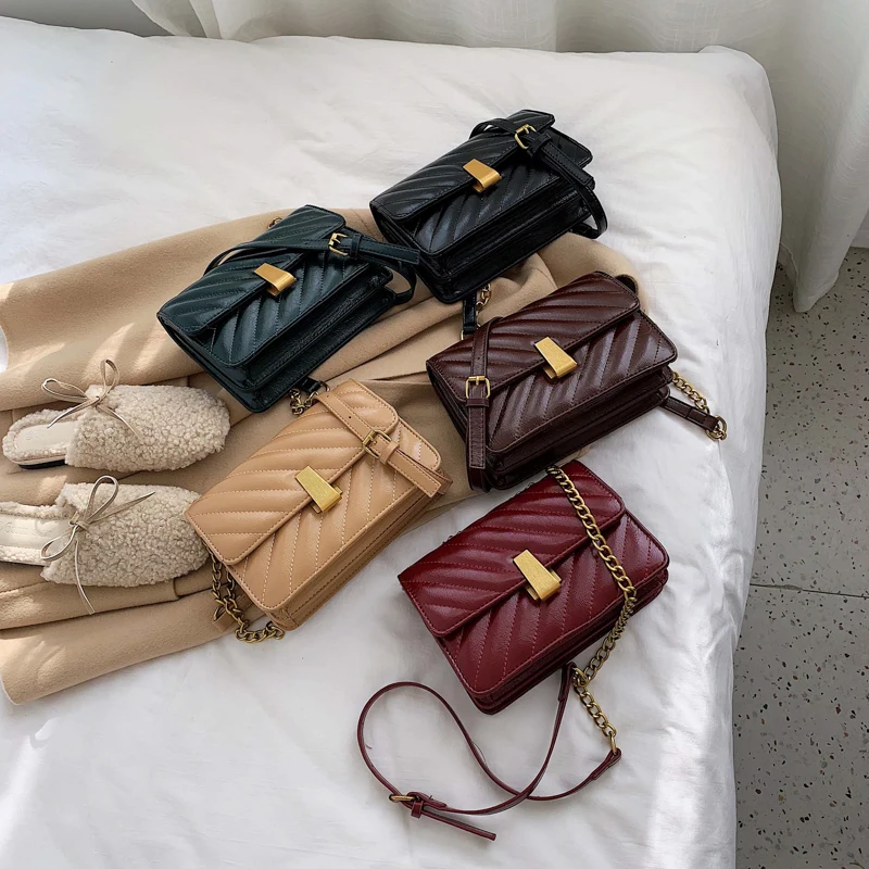 Solid Color PU Leather Mini Crossbody Bags For Women Brand Designer Female Shoulder Messenger Bag Lady Travel Handbags