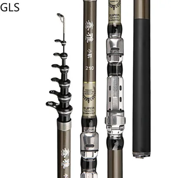

1.8M -3.6M Portable Mini Ultralight Rock Fishing Rod Telescopic Fishing Rod Carbon fiber Carp Fishing Rod