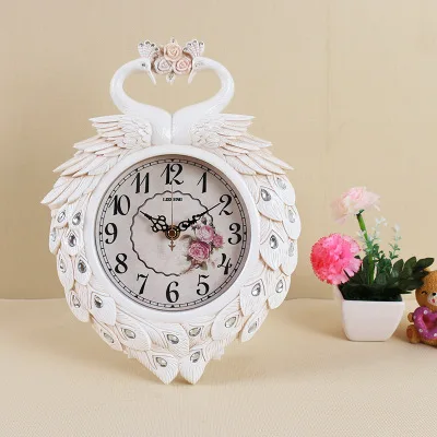 Desk Clock G Цветочный будильник, европейские домашние часы, Настольный светильник, будильник, цифровой механизм, Mesa De Som, настольные часы QLA028 - Цвет: Desk Clock G