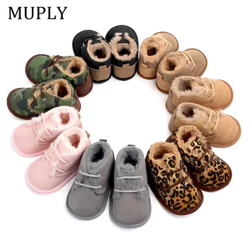 

2020 Baby Girls Boys Winter Keep Warm Shoes First Walkers Sneakers Kids Crib Infant Toddler Footwear Boots Newborns Prewalkers