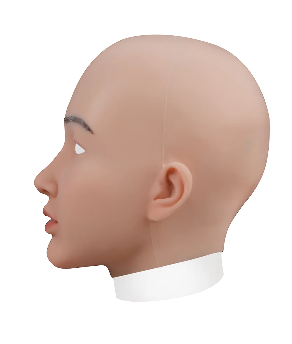 Drag Queen Female Realistic Silicone Christina Mask Ball Halloween Party Full Head Face Crossdresser Drag Queen Sissy Female Mask (8)