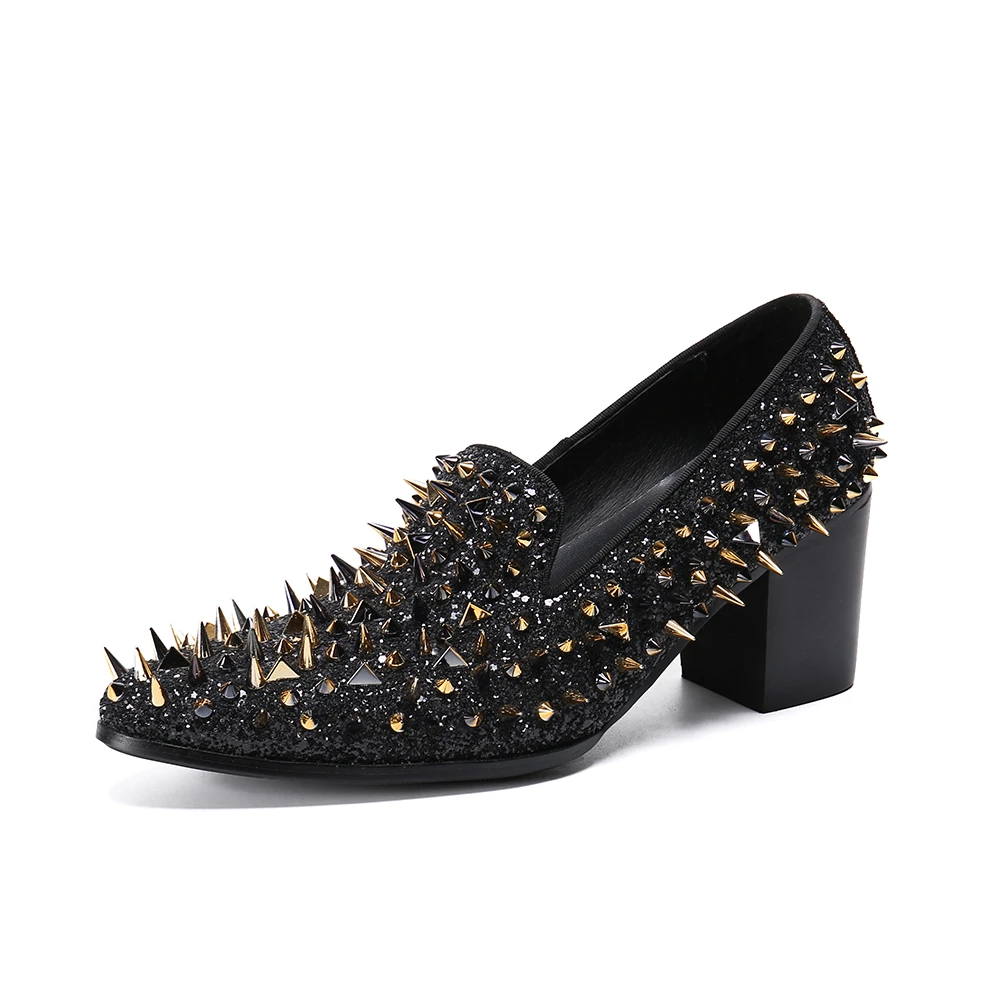 high heel casual shoes for men