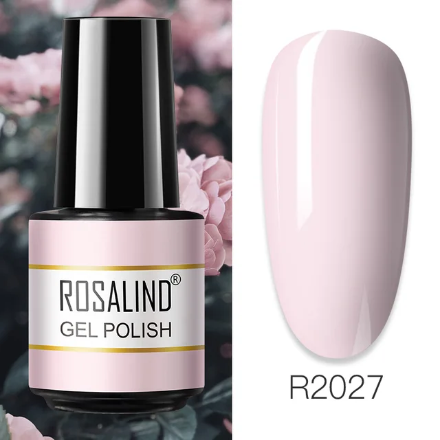 ROSALIND Primer Top Base Coat 7ML Gel Nail Polish For Manicure Long Lasting Nail Art Salon Gel Varnish UV LED Color Gel Polish RAR2027