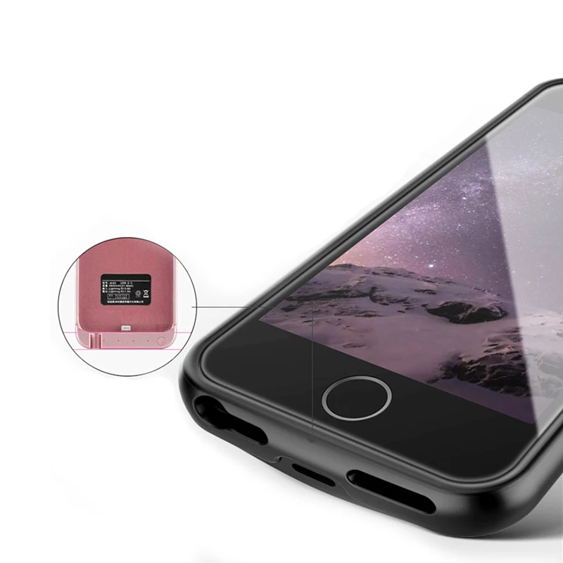 Чехол для телефона с зарядным устройством для iPhone 6, 6s, 7, 8 plus, чехол с зарядным устройством для iPhone X, XR, XS, Max, чехол для аккумулятора, чехол для телефона