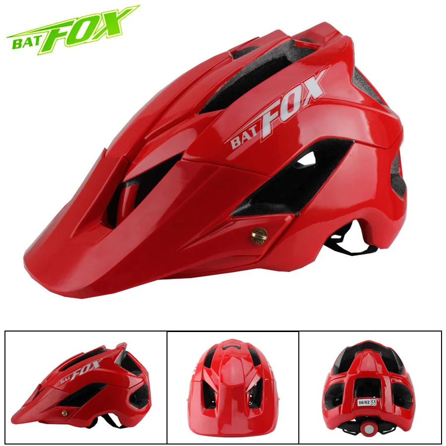 BATFOX 2019 Bicycle Helmet Men Women Road Mountain MTB Helmet Ultralight Integrally-molded Cycling Helmet Casco Ciclismo