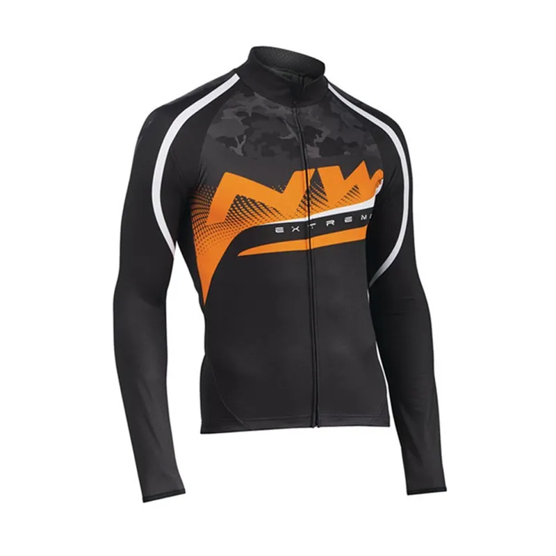 9 Northwave Мужской комплект с длинными рукавами Pro Team Bike весна/Осенняя Униформа Ropa Ciclismo дышащий горный велосипедный костюм Одежда для велоспорта - Цвет: 9