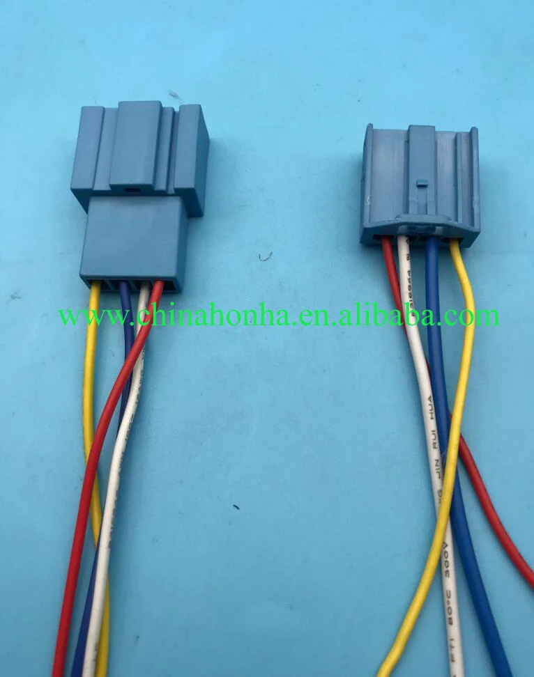 1 комплект 4 Pin 1719093-3 Мужской и автомобильный гнездовой разъём автомобильный разъем для динамиков Авто басовый разъем, Автомобильный Электрический разъем