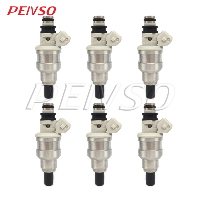 

PEIVSO 4/6pcs 35310-33150 9250930004 Fuel Injector For HYUNDAI SONATA 2.0L L4 1992~1995