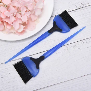 

2 Pc Hair Dye Comb Home DIY Essential Tool Hairdressing Baking Oil Comb with Brush Dyeing Coloring