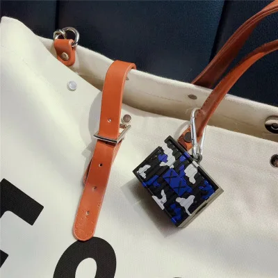 GR-18 Милый мультфильм Пингвин Airpods брелок Bluetooth наушники силиконовый чехол для Airpods 2 защитный Брелок «Обложка» - Цвет: GR-18