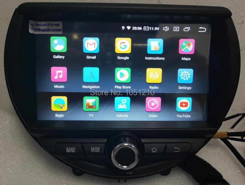 Best Ouchuangbo audio player gps navigation radio for mini F55 F56 F60 2014-2016 with android 9.0 system 8 core 4GB+64GB 7