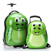 Детский Багаж, 3D Животные, детский рюкзак, мультяшный чемодан на колесиках, чемодан для путешествий, чемодан на колесиках, Детская сумка на колесиках, детский Багаж