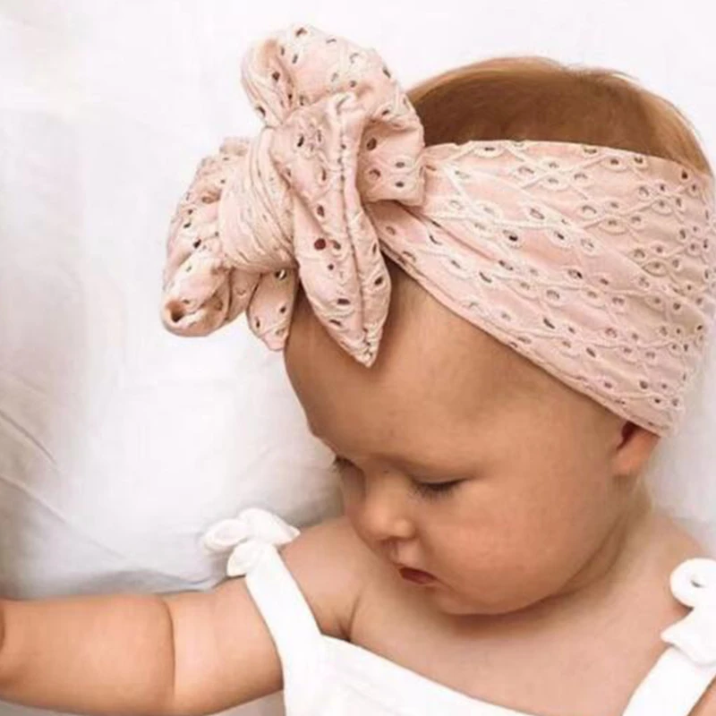 ergo baby accessories Big Bow Baby Girl Headband Soft Mesh Baby Turban Hedband Toddler Kids Headwear Elastic Infant Newborn Baby Hair Accessories car baby accessories