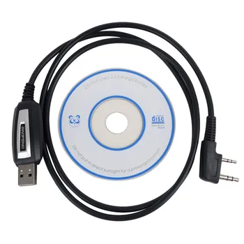 

2 Pins USB Programming Cable for CB Radio Walkie Talkie for BAOFENG UV-5RBF-888S Kenwood WEIERWEI Puxing LT baofeng Accessories