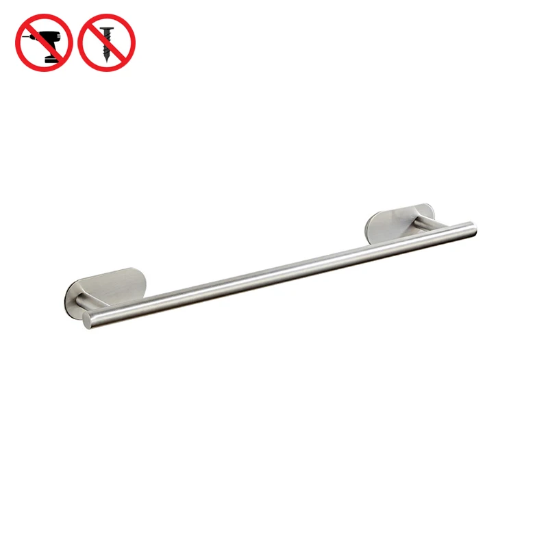 Brushed Gold Bathroom Hardware Set - Robe Hook, Towel Bar, and Toilet Paper Holder