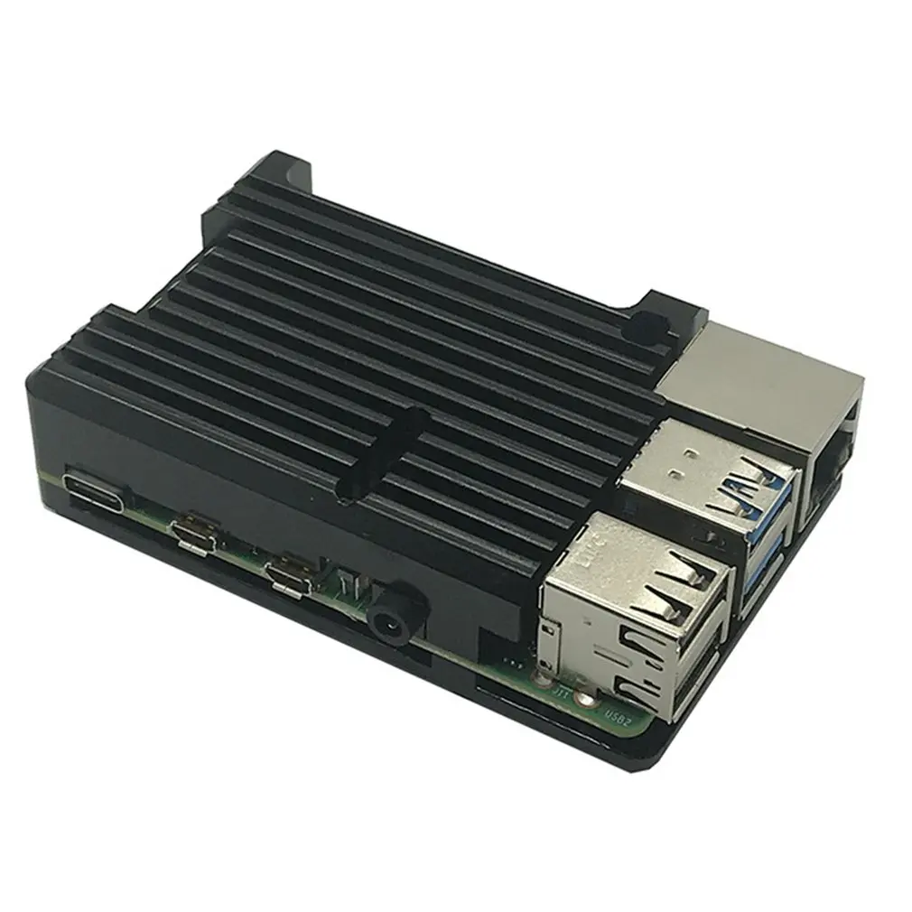 Raspberry Pi 4 Модель B алюминиевый бронированный чехол охлаждающая коробка алюминиевый корпус запасные части