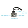 black&silver USB and AUX input adapter mini cable interface button accessories for ford focus 2 mk2 2009 2010 2011 ► Photo 3/6