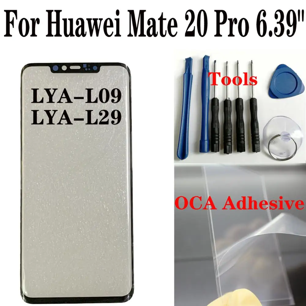 Shyueda 100% новый для Huawei Mate 20 Pro 6 39 &quot внешний передний экран стекло замены объектива
