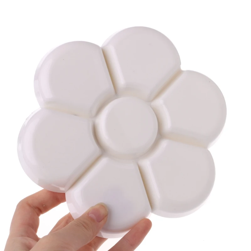 Высококачественная акриловая Палитра с 7 отверстиями гуашь палитра акварельных