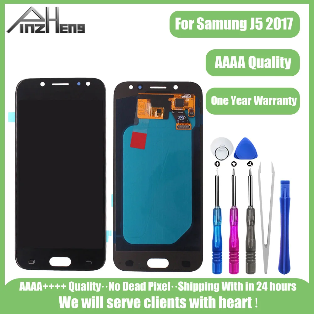 

PINZHENG Screen LCD For Samsung Galaxy J5 2017 J530 J530F LCD Display Touch Screen Digitizer Assembly LCD For J5 Pro 2017