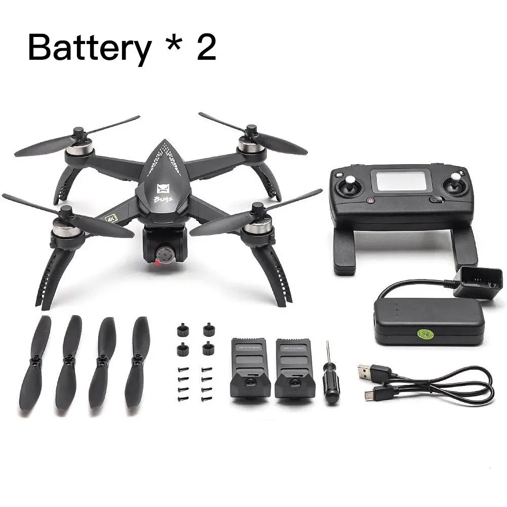 

Upgraded 5W Bugs 8G 4K Drone Long Battery Life Remote Control Toy Quadcopter For MJX With Brushless Motor Optical Flow