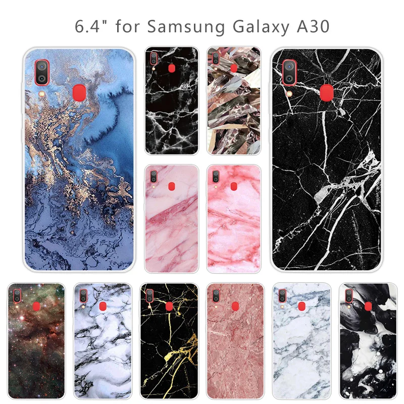 Защитный чехол для телефона 6 4 дюйма Samsung Galaxy A30 Мягкий ТПУ чехол-накладка A305 A305F