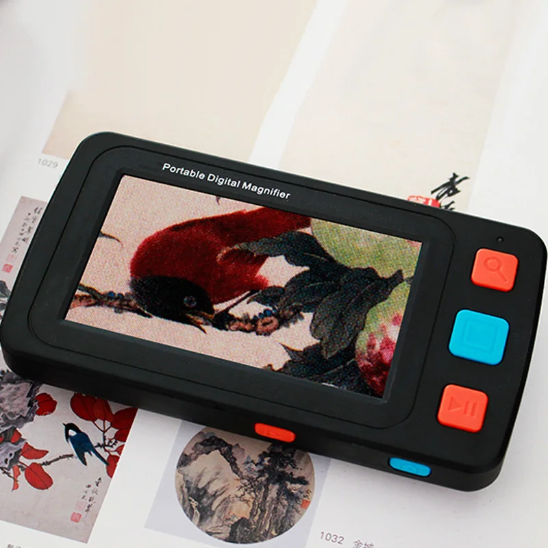 

5.0Inch LCD Electric Digital Vision Aid Video Magnifier 4-32X for Low Visually Reading OD889