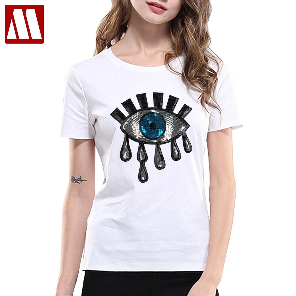 Camiseta de verano para mujer, camisetas de manga corta de algodón con