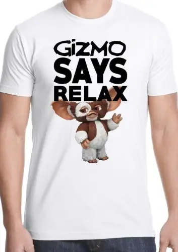 Gizmo says Расслабляющая футболка gremlins frankie 80s 90s ретро фильм Классическая икона