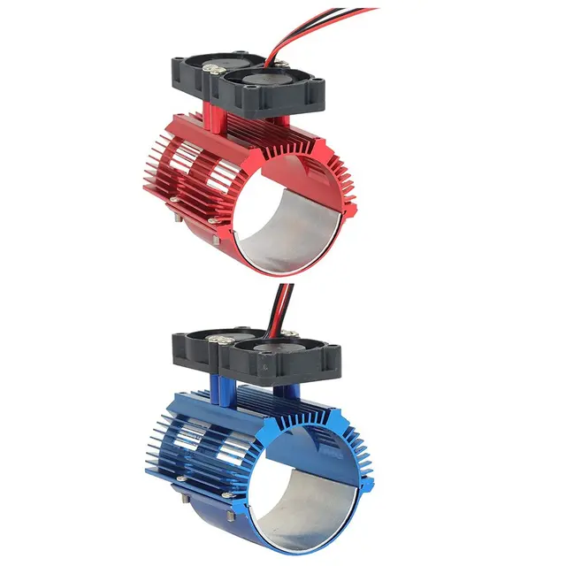 Motor radiator        2020 Hot Motor radiator dual fan for Traxxas SUMMIT big S E-REVO big E 41-43MM motor radiator 5