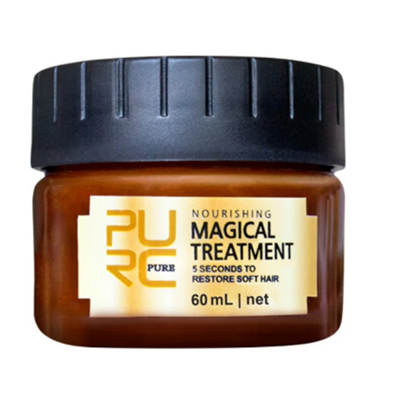 Очищающая Магическая маска 5 секунд восстановление повреждений восстановление мягких волос 60 мл все типы волос чистый кератин Уход за волосами и кожей головы