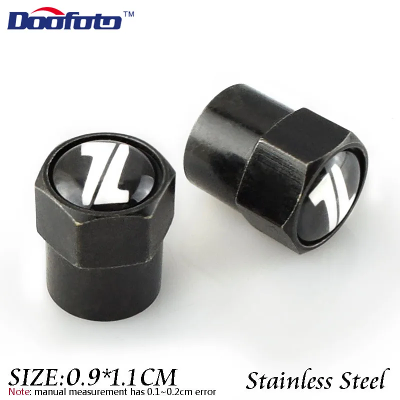 Doofoto 4x Car Valve Caps For Toyota Noah Corolla CHR RAV4 Avensis Auris Camry Accessories Wheel Tyre Tire Stem Cover Universal