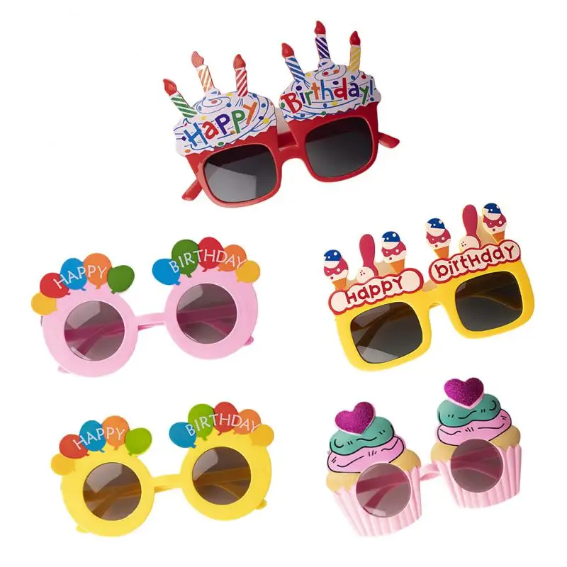 Funny Happy Birthday Glasses party photo props Dress Up Eyeglasses Photo Booth Props Party Supplies Favor Accessories For Adults Kids